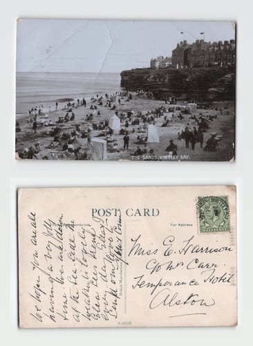 Postcard the sands whitley - postcard,