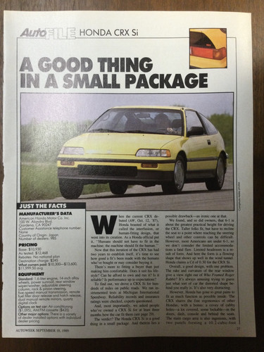 1856 article auto file 1989 - auto,