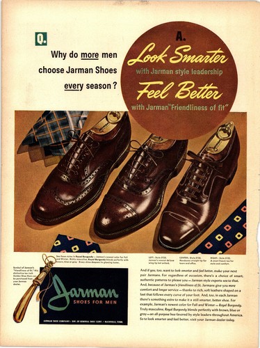 Jarman shoes magazine print - shoes,