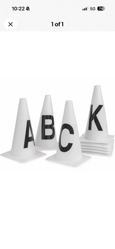 Dressage marker cones - cones, of