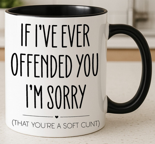 Funny rude mug sarcastic - rude,