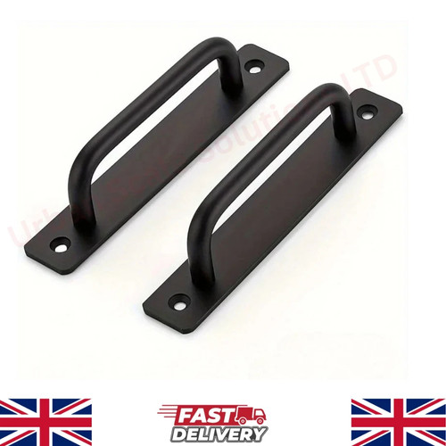 2pcs black door pull - door,