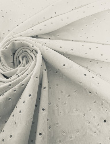 Metres white ivory broderie - metres, white/ivory