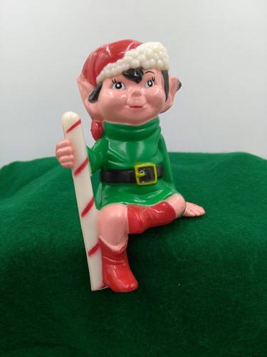 Vtg christmas elf - elf, candy