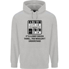 Its a Lorry Driver Thing Funny Trucker Truck Mens 80% Cotton Hoodie