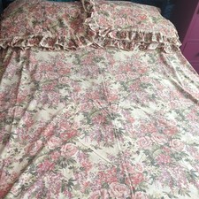 Sheridan Australia Floral Ruffle Duvet Set King Size reversible Vintage