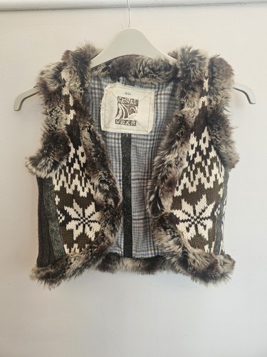 Vintage faux fur knit - fur,