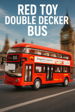 Red London Bus Pull Back & Go