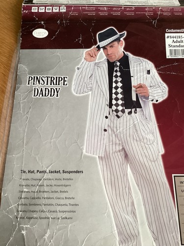 Pinstripe daddy gangster suit - daddy,