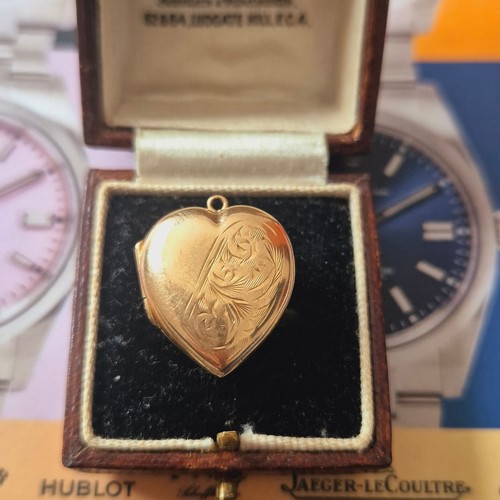 Vintage locket 9ct - locket, gold