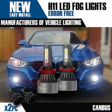 For BMW 3 Series F30 F31 2013+ BRIGHT LED Fog Light Bulbs XENON 6000K WHITE SN30