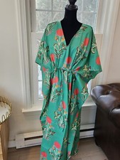 Indian Green Floral Print