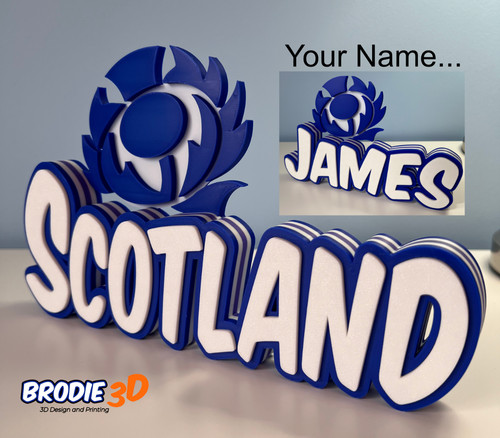 Scotland personalised rugby - personalised,