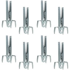 8 Pack of Woodside Heavy Duty Mole Claw Scissor Traps Fast Humane Kill