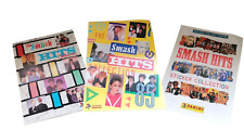 3 Smash Hits Collection 1980's Sticker Albums bundle  by Panini