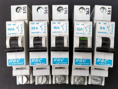 Gec vynckier series - , mcb's