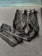 Nike Pro Compression Tights Small Black Dri-FIT – Thermal Running/Gym Wc102