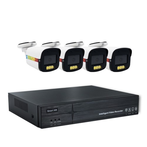 Poe camera cctv 4ch - poe, hd
