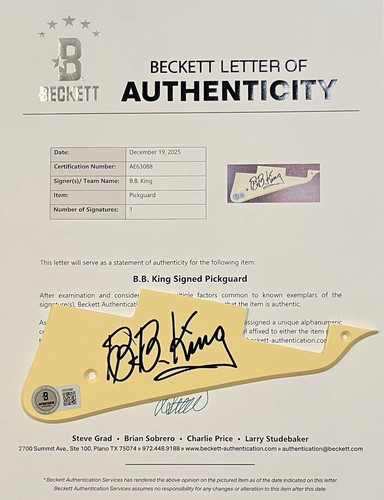 King signed autographed - bb,