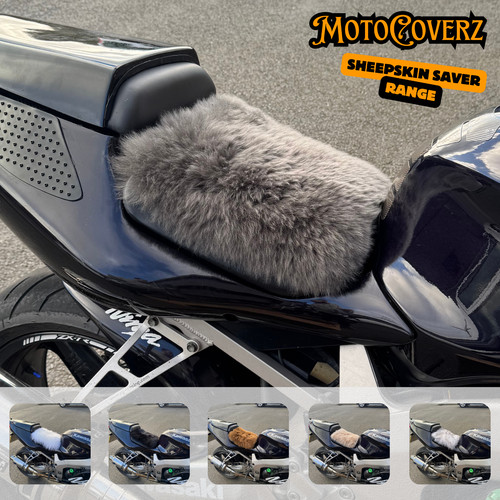 Motorcycle sheepskin seat - motorcycle,