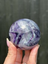Rainbow fluroite large sphere - fluroite,