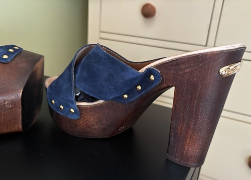 Russell bromley suede - &, wooden