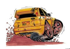 FORD ESCORT WRX YELLOW Koolart