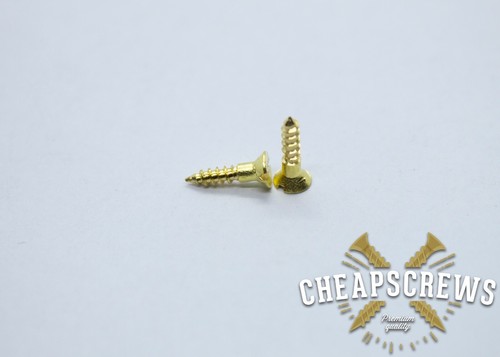 Solid brass screw - brass,