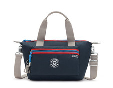 Kipling ART MINI Handbag - Rich Blue Grey RRP £87.90