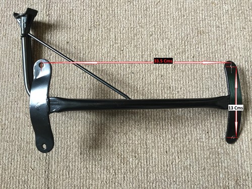 Buggy rear fender bracket left - buggy,