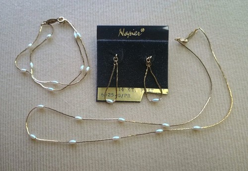 Vtg napier jewelry - vtg, set