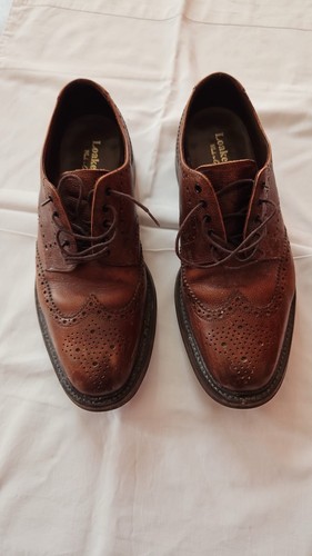 Loake men brown - brown, leather