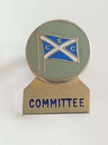 Committee enamelled pin - c,