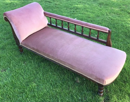 Antique victorian chaise - victorian,