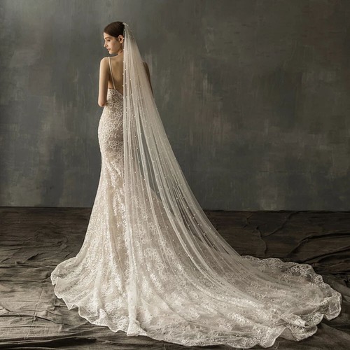 Long bridal veil cathedral - long,