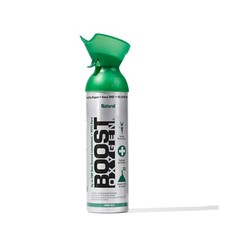 Boost Natural - 95% Pure Oxygen Can 10L Up To 200 Uses, For Health & Breathing