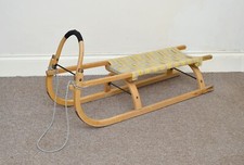 Vintage old wooden sleigh