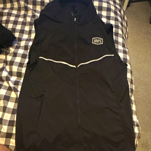 100 black gilet size - black, l