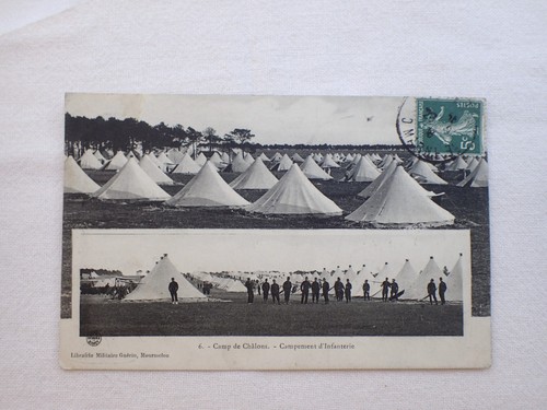 Old postcard camp - postcard, de