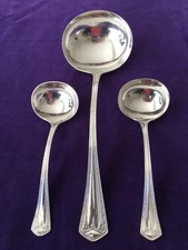 Vintage Soup Ladle Plus Two Matching Sauce Ladles.