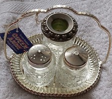 Queen Anne Silver Plated Cruet