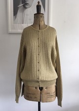 Vintage Gold Lurex Cardigan /