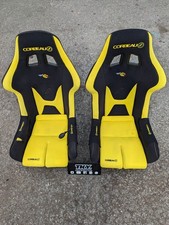 Corbeau Pro Series Seats Custom Carbon Fibre Back Honda Civic Jordan EK4 EK EJ 