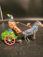  Tin Windup Donkey Clown