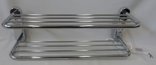 Robus chrome heated towel - chrome,