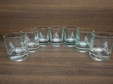 Seven Johnny Walker Glass Tumblers 