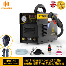 HZXVOGEN Air Plasma Cutter 50Amp 240V IGBT Contact Touch HF Cutting Machine 15mm