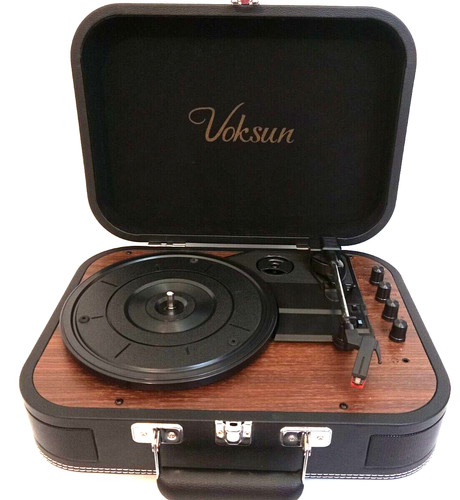 Voksun suitcase record player - voksun,