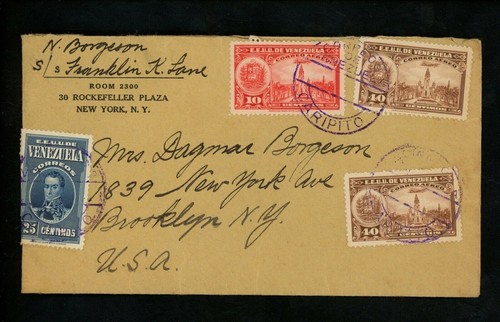 Postal history venezuela - venezuela, sc