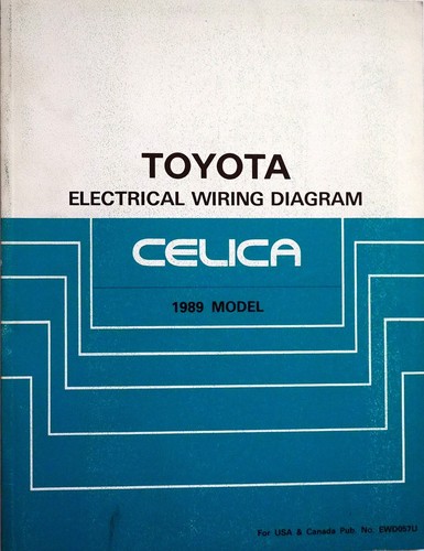 1989 toyota celica electrical - celica,